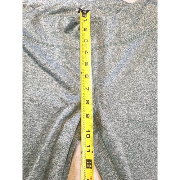 Spalding Women's Green Crop Legging Workout Pants size Large mid-rise - Picture 3 of 8